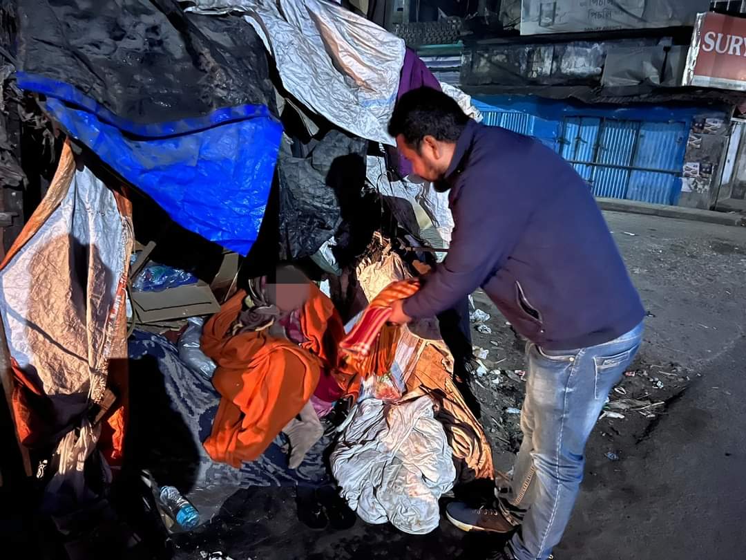 Distribution of Cloths and Blanket, Tamulpur